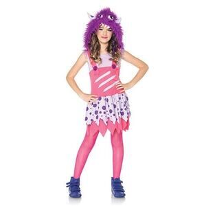 Halloween Furball Fergie Furry Monster Pink Purple Fancy Dress Up Costume Small